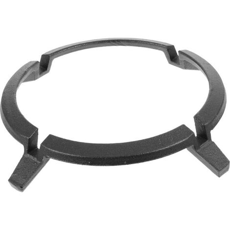 Anneau support fonte antidérapant pour cuisinière gaz, polyvalent wok et casseroles rondes/plates (1/4)