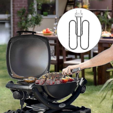 Élément chauffant de remplacement pour barbecue électrique Weber 66631 / 65621 (230 V, 2 200 W) Q140 / Q1400 E (1/4)