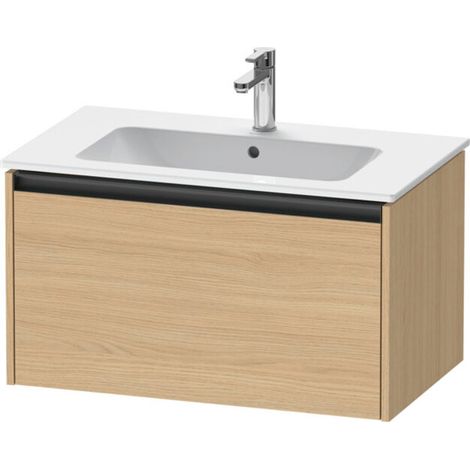 Duravit Ketho.2 Waschtischunterbau wandhängend, 1 Auszug, (1/2)