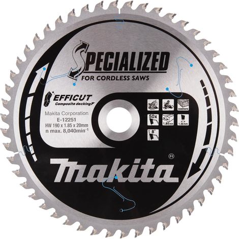 Disco TCT Efficut Makita E-12251 (1/4)