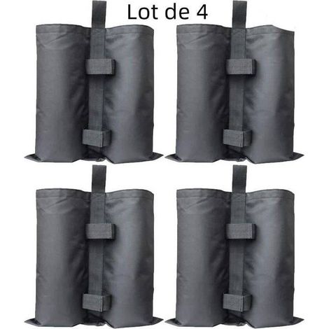 Sacs de Lestage Paquet de Poids de Sable Gazebo Lot de 4 Poids Lourd, Poids pour Jambes, tentes Pare-Soleil, Parasol multi TONNELLE (1/5)