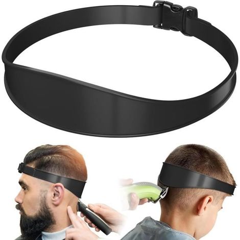 Guide de coupe de cheveux réglable - Outil professionnel de coupe de cheveux - Pour les coupes de cheveux - Cou droit - Portable (1/4)