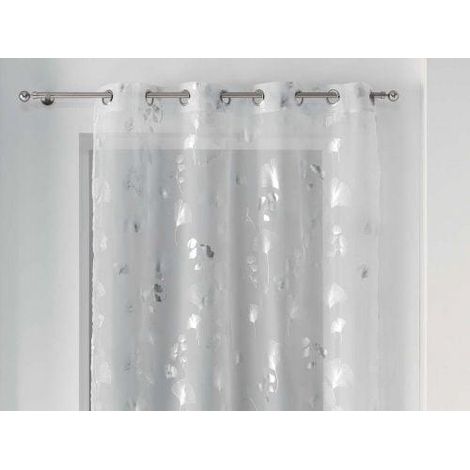Douceur-dinterieur Ginko Tenda Velo Argento 140 x 240 cm