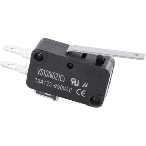 TRU COMPONENTS TC-MS22 Microrupteur TC-MS22 10 A à rappel 1 pc(s) S601021 (1/4)