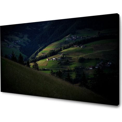 Leinwanddruck Natur Berglandschaft 70x50 cm