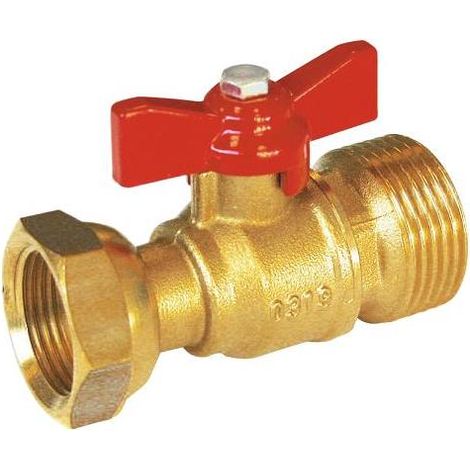 Robinet de compteur droit avant compteur 4MS mâle - Série 636 EP 20x27 - M 15x21 (1/2)
