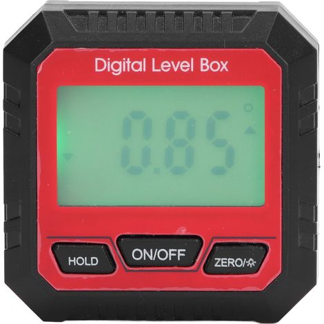 Niveau magnétique numérique 4x90° rapporteur électronique avec indicateur d'angle pour menuiserie