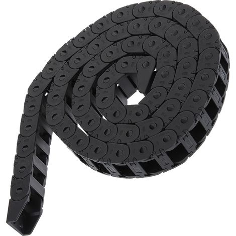 Chaîne Porte-câbles en Nylon Noir pour Imprimante 3d et Machine Cnc, Protection des Câbles Intégrés, Installation Facile et Robuste pour Outils Industriels (1/5)