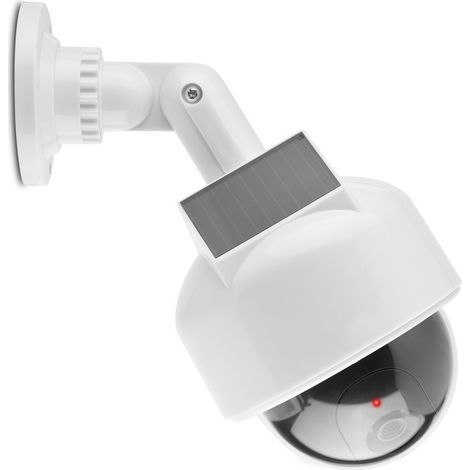 Caméra de Surveillance Extérieure Solaire avec Dôme pour Maison et Entrepôt