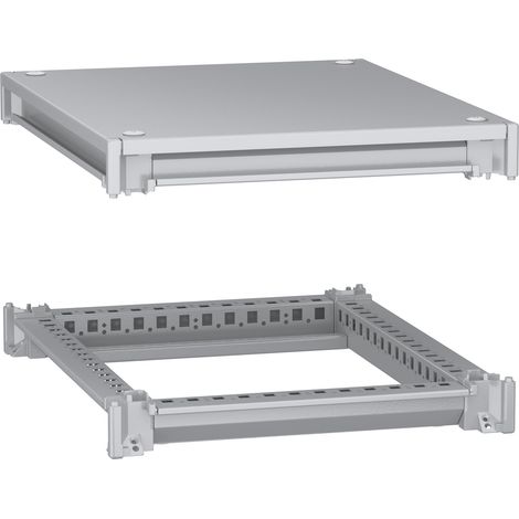Telaio inferiore e superiore, PanelSeT SFN, per armadio elettrico L400 P500mm, tetto incluso - NSYSFNC45