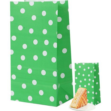 Sachet Cadeau - Papier Kraft - 13 x 8 x 24 cm - Pour Anniversaire Enfant Mariage Pâques Noël - Lot de 30 (1/5)