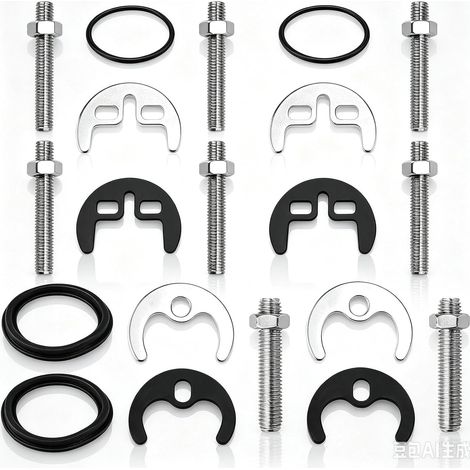 4 Pièces Remplacement Fixation Robinet, Filetage Robinet Fixation (1/5)