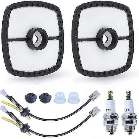 Kit de réparation avec filtre à air SRM210, filtre à carburant, ampoule Amorbe, Spak Goule, 3 dômes, compatible avec Echo PE200, PE201, PE210, PE211 et HC1-SY (1/4)