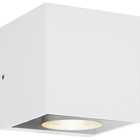 Arcchio Lámpara de pared Led exterior 'Tassnim' en Blanco Aluminio