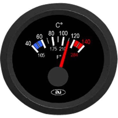 Indicatore temperatura acqua analogico 40-120° da 24V (1/3)