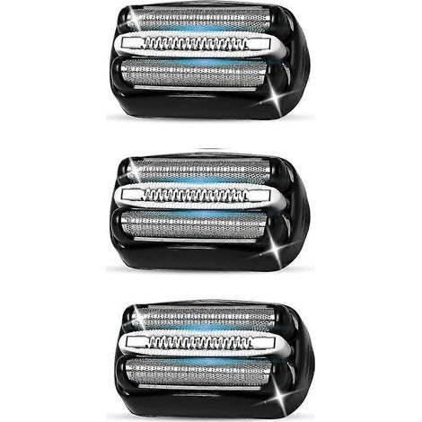Packung mit 3 Ersatz-Elektroscherköpfen 32B S3 für Braun Series 3 Rasierer, 3040s 3080s-4 370cc 3070cc 3000s 3010, 3090cc usw. (1/5)