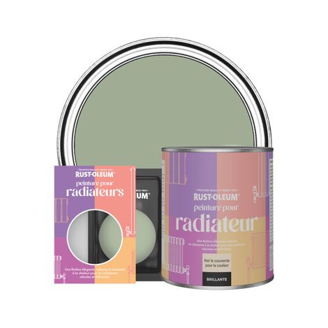 Peinture pour Radiateur, Finition Brillante - Vert Kaki (1/3)