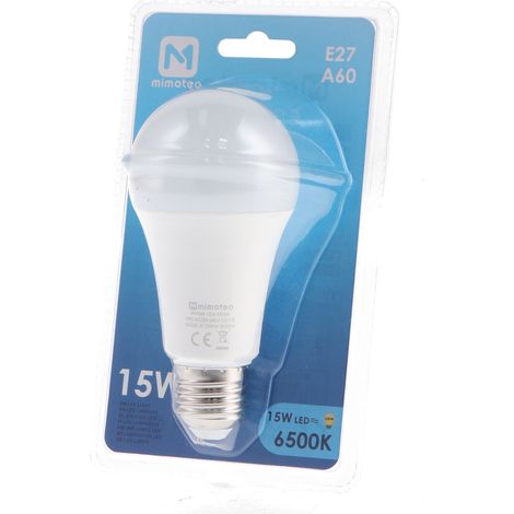IluminaShop - Bombilla LED E27 A60 15W IP20  Blanco Calido 3000K (1/3)