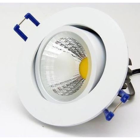 TRADE SHOP - Faretto Da Incasso Led Cob Epistar 3w Riflettore Bianco Freddo E Bianco Caldo - -Bianco Caldo - (1/3)