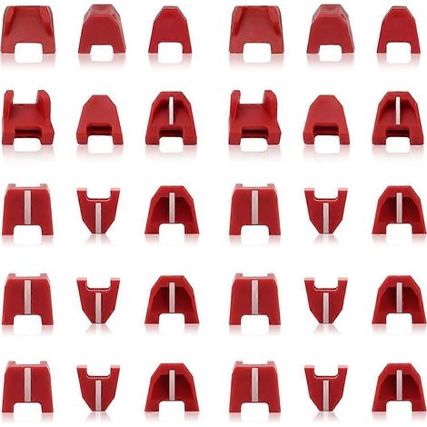 Kit de 30 patins anti-marques 42-38-0017 pour embout de cloueuse 2746-00, avec coussinet anti-marques.