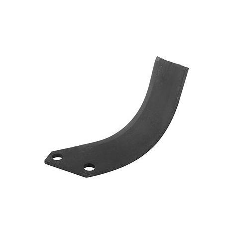 Cuchillo de fresado izquierdo para fresadora trasera compatible con Carraro - Longitud: 160 mm. Tipo de trabajo.
