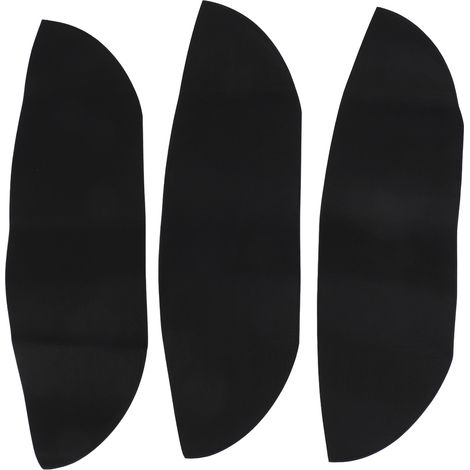 Lot de 3 doublures en feutre pour jardinières suspendues, jardinières de fenêtre, noires, 61 cm / 24 pouces (1/5)