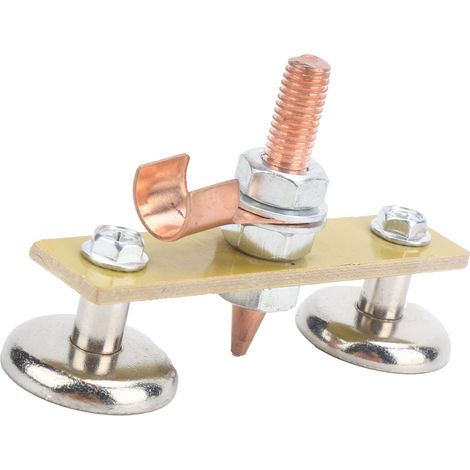 Outil de repérage de connecteurs de masse doubles pour plaque isolante en fer à tête magnétique de soudage 4 mm (1/5)