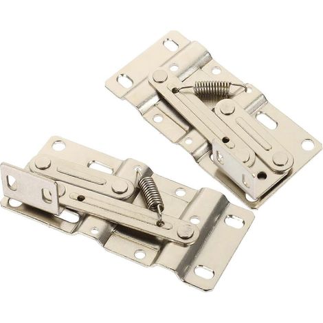 Charnières à plateau basculant LALAFINA (lot de 2) avec fermeture automatique pour une utilisation efficace (1/5)