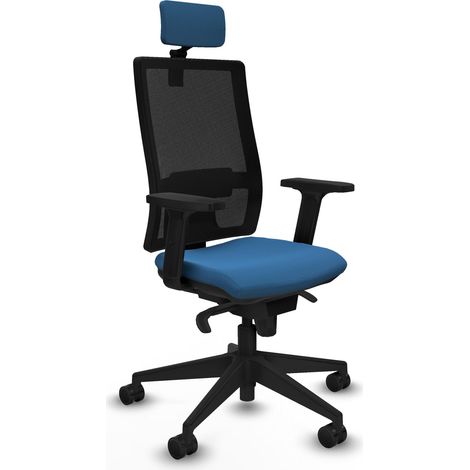 Sedia da ufficio piqueras y crespo Horna nero regolabile comfort