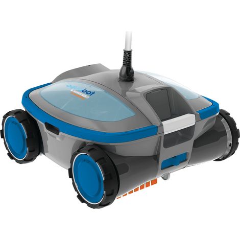 Robot piscine électrique Aquabot Piranha Jet – Nettoyage fond et parois – Filtres fins extra larges – Jets de lavage brevetés – Câble 16 m