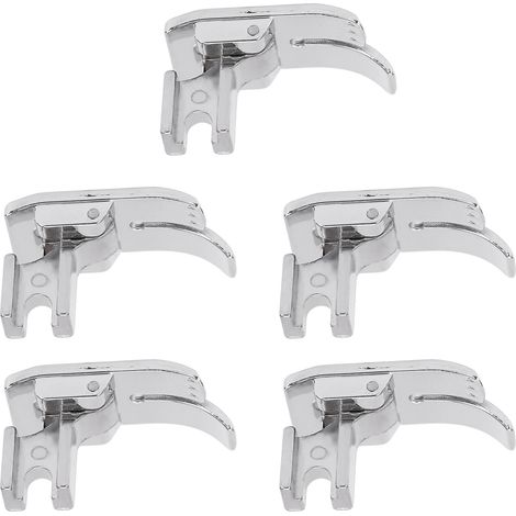 5PCS Pied presseur droit portable multifonction ouverture zigzag acier inoxydable tige basse (1/5)