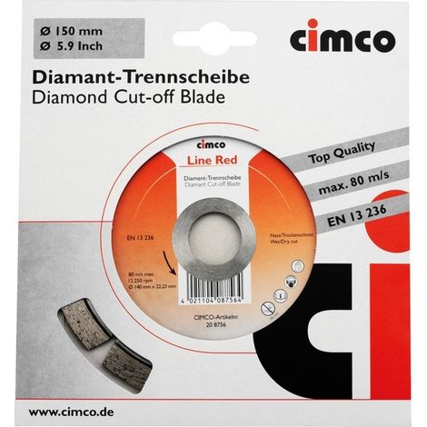 Cimco Diamanttrennscheibe D=140mm 208756 (1/3)