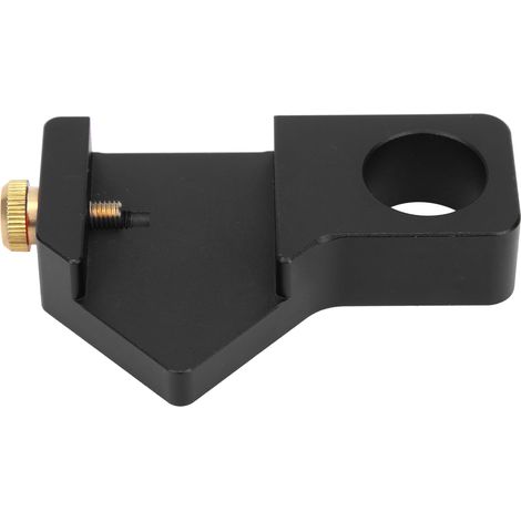 Woodworking marking positioner, universal limiter, steel ruler fixing block, black. (1/5)