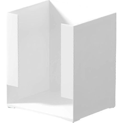 Weiße Aufbewahrungsbox für den Schreibtisch, Pappbecherhalter, großes Fassungsvermögen, praktisches Zubehör, Ablage für Teller, Pappbecher, Instantnudeln, Betteingang-small (1/5)
