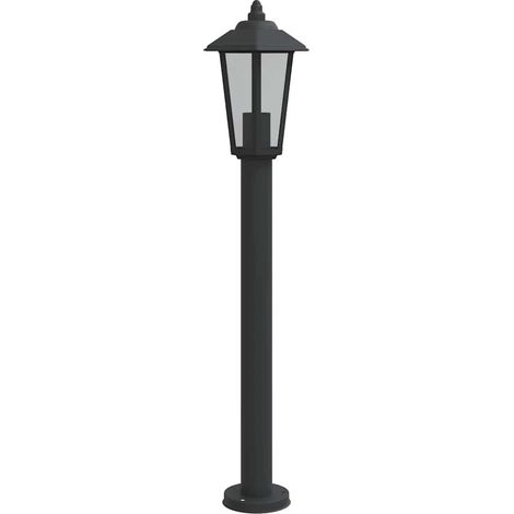 Wegeleuchte Schwarz 80 cm Edelstahl vidaXL