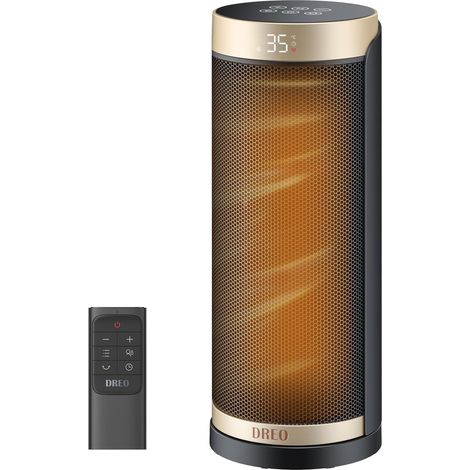 Chauffage Électrique 2000W, Radiateur Céramique Silencieux avec WiFi, Oscillation 70°, Télécommande, Minuterie 12h, 3 Modes et Vitesses, Protection contre la Surchauffe et le Basculement (1/5)