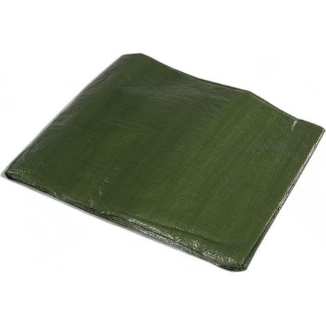 Telo occhiellato verde bordato polietilene angoli rinforzati alta resistenza impermeabile 100g mq - 3x2 mt (1/4)