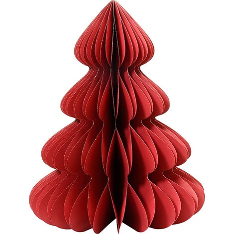 Weihnachtsbaum decoris Papier rot 90 cm Höhe