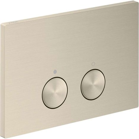 Axor FlushPlate - Placca di comando, nichel spazzolato 42530820 (1/2)
