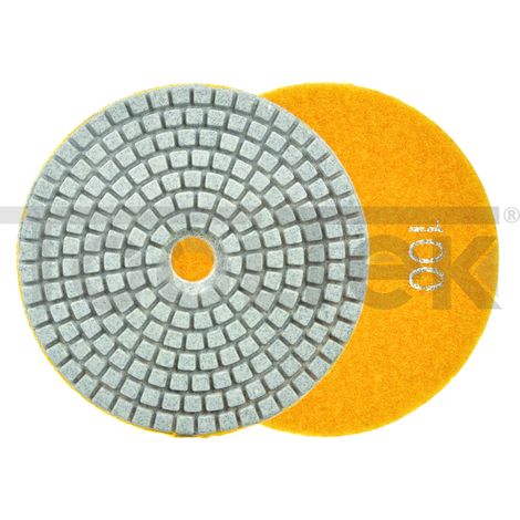 DISCO ABRASIVO LEVIGATURA LUCIDATURA A UMIDO GRES 100mm GR100 G78911