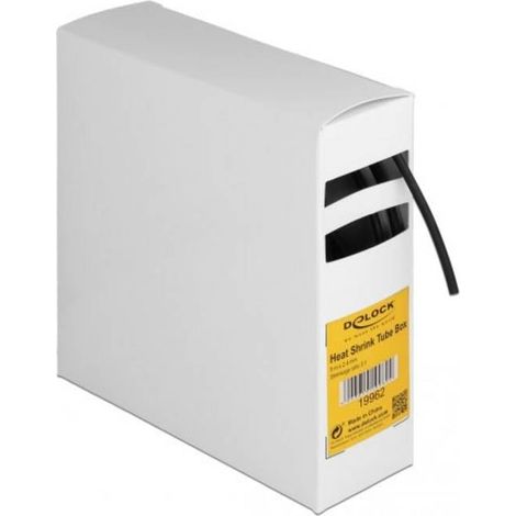 Delock 19962 Guaina termoretraibile Nero 2.4 mm Restringimento:3:1 1 pz. (1/2)