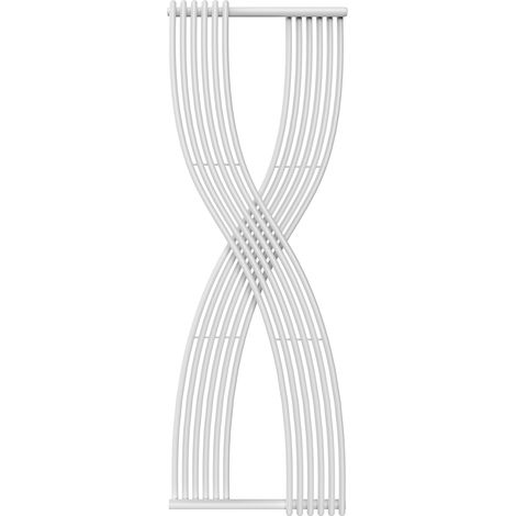 Reina Dimaro Designer Vertical Radiator 1760mm H x 620mm W White (1/5)