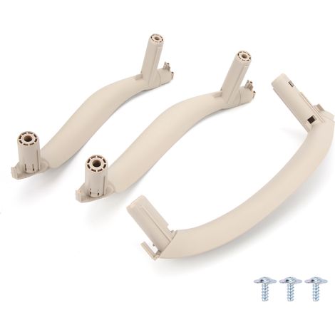 3 pièces Poignée de porte intérieure pour voiture Accessoire de remplacement pour F15 F16 Blanc cassé (1/5)