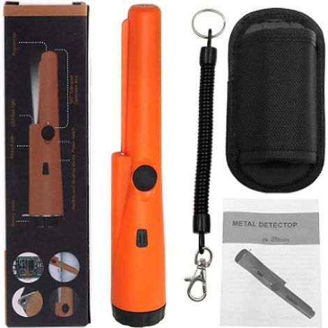 Détecteur de métal Portable Portable Professional Gold Treasure Treasth Treasth Trear Adults High Sensitivité Détection légère Fonctionnement Facile (1/5)
