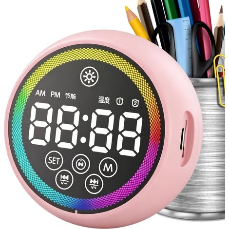 Réveil Numérique Son Puissant Et Rechargeable (1/5)