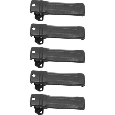 Lot de 5 clips de ceinture pour radio Kenwood TK3207, TK2207, TK3207G et TK2207G, en plastique résistant et portable.