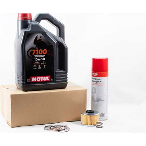 Kit Entretien Vidange Standard pour MOTO GUZZI V100 1000 MANDELLO de 2022 à 2024 - MOTUL 7100 10W50 4L