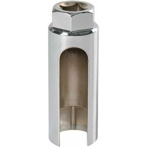 1 Douille sonde lambda, Acier chrome-vanadium, Ouverture 20,5mm et 8mm, Outil démontage capteur, Réparation automobile (1/4)