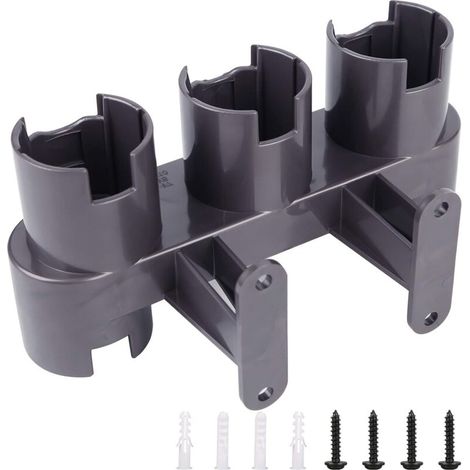 Wandhalterung, Adapter-Konverter-Set für Dyson V11 V10 V8 V7, Ersatz-Wandhalterung für Dyson Staubsauger (Grau, mit Teilepaket)