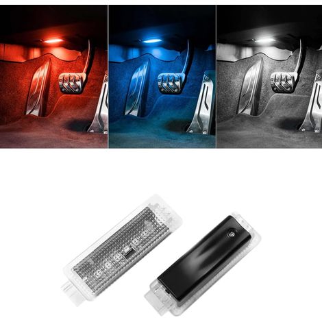 TTCR-II Footwell Lighting Compatible with Series 1/2/3/4/5/7/X1/X3/X4 LED Courtesy Footwell Light 1'F20,2'F22,3'F30,4'F32,5'F10,7'F01,X1 F48,X3 F25,X4 F26 LED Ambient Car Interior (1/5)